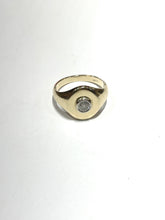 18k diamond pinky Ring